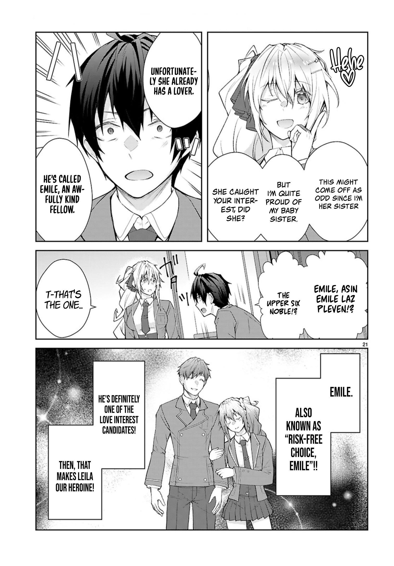 The World of Otome Games is Tough for Mobs Chapter 70 - Page 21 in English