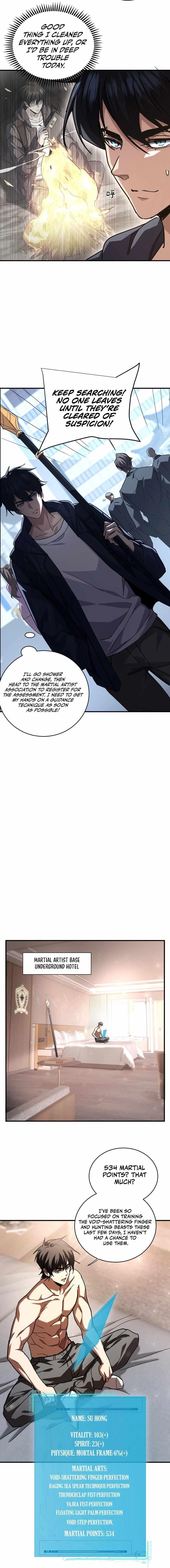 High Martial Arts: Sweeping Through Three Thousand Emperors with One Hand! Chapter 8 - Page 4 in English
