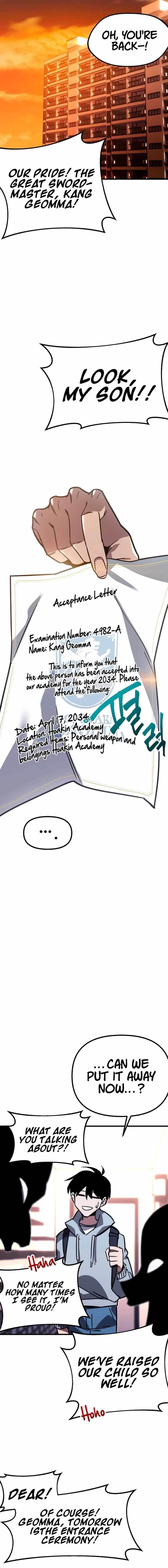 I Took over The Academy With a Single Sashimi Knife Chapter 1 - Page 7 in English