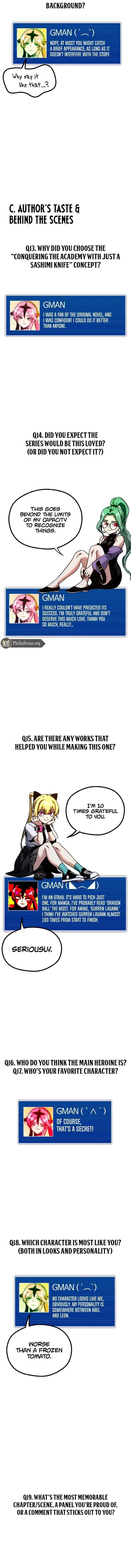I Took over The Academy With a Single Sashimi Knife Chapter 49.6 - Page 3 in English