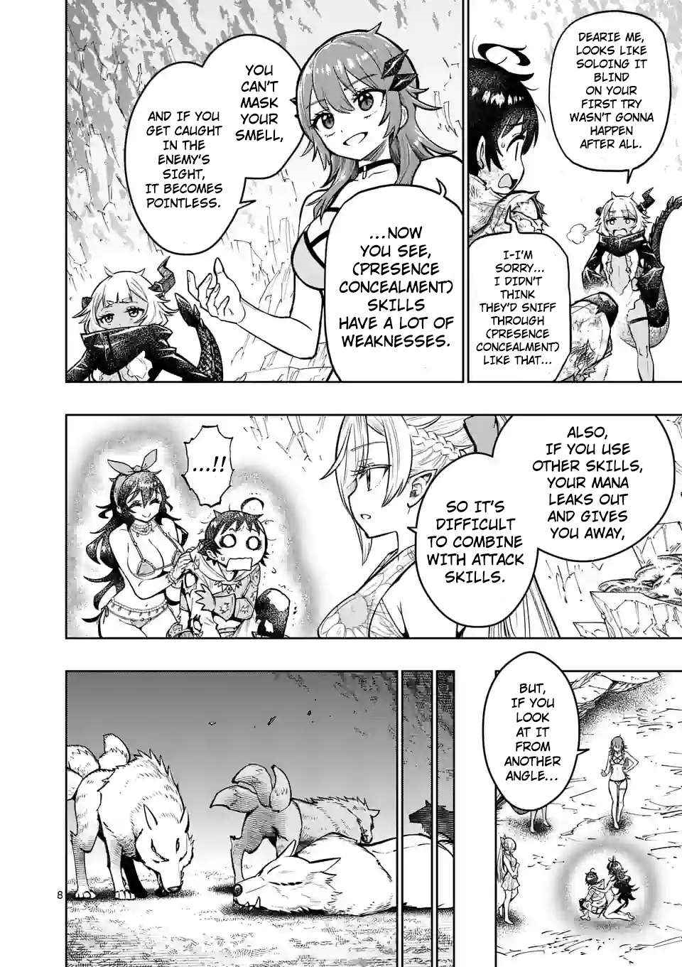 The Strongest Female Masters, Who Are Trying to Raise Me Up, Are in Shambles Over Their Training Policy Chapter 44 - Page 8 in English