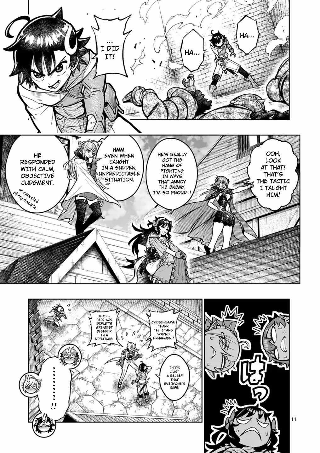 The Strongest Female Masters, Who Are Trying to Raise Me Up, Are in Shambles Over Their Training Policy Chapter 57 - Page 11 in English