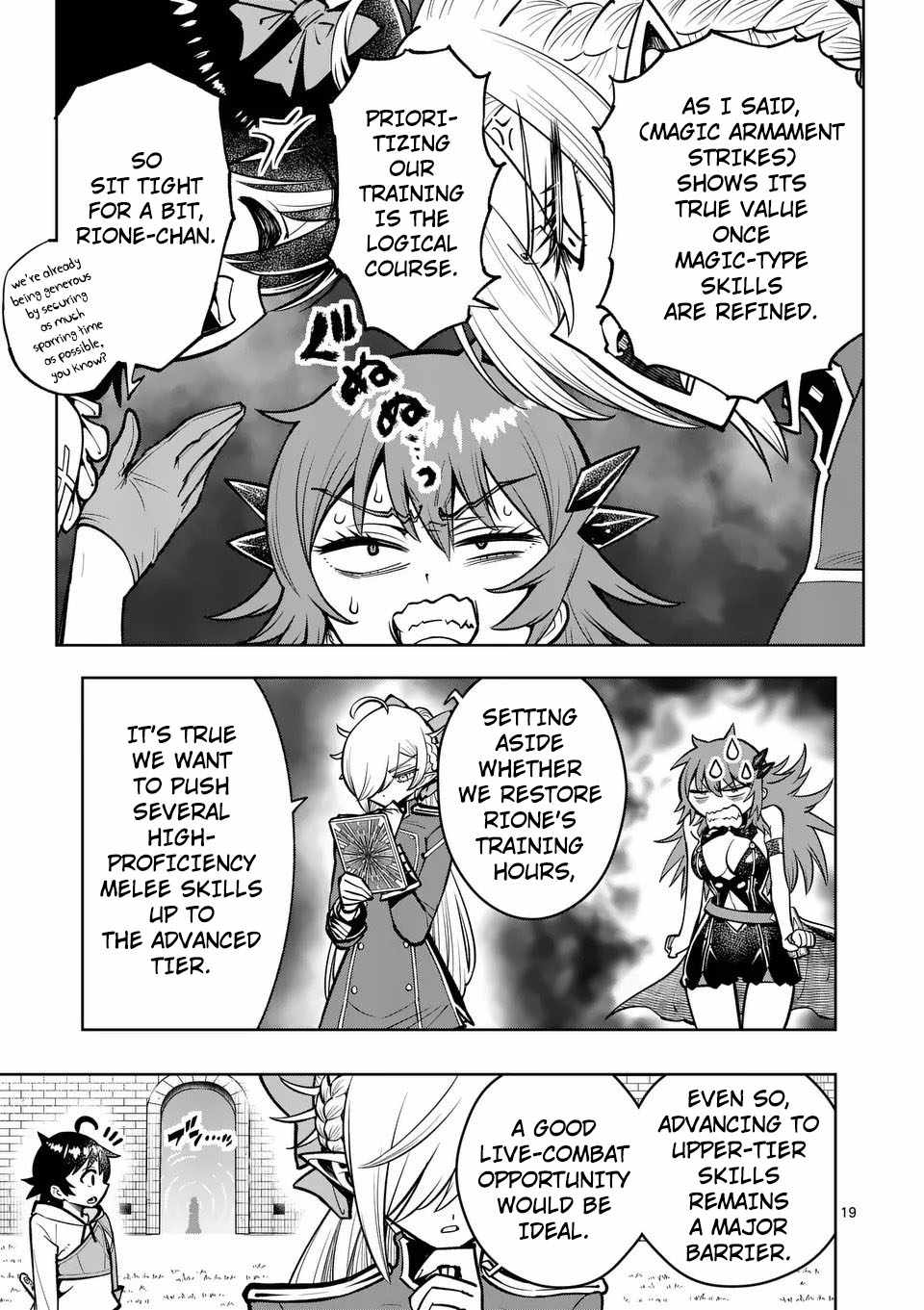 The Strongest Female Masters, Who Are Trying to Raise Me Up, Are in Shambles Over Their Training Policy Chapter 73 - Page 19 in English