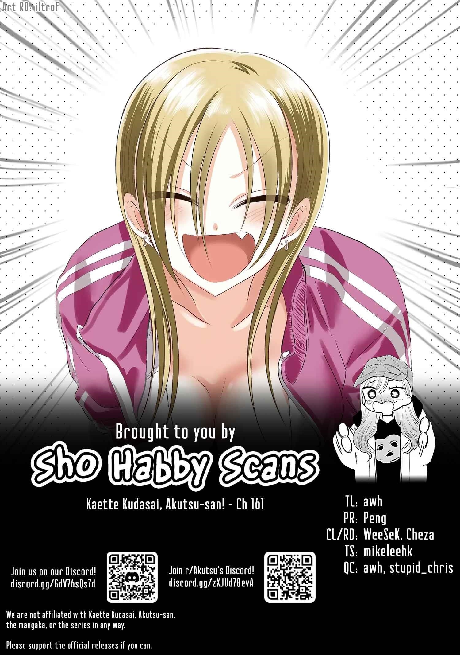 Please Go Home, Akutsu-San! Chapter 161 - Page 9 in English
