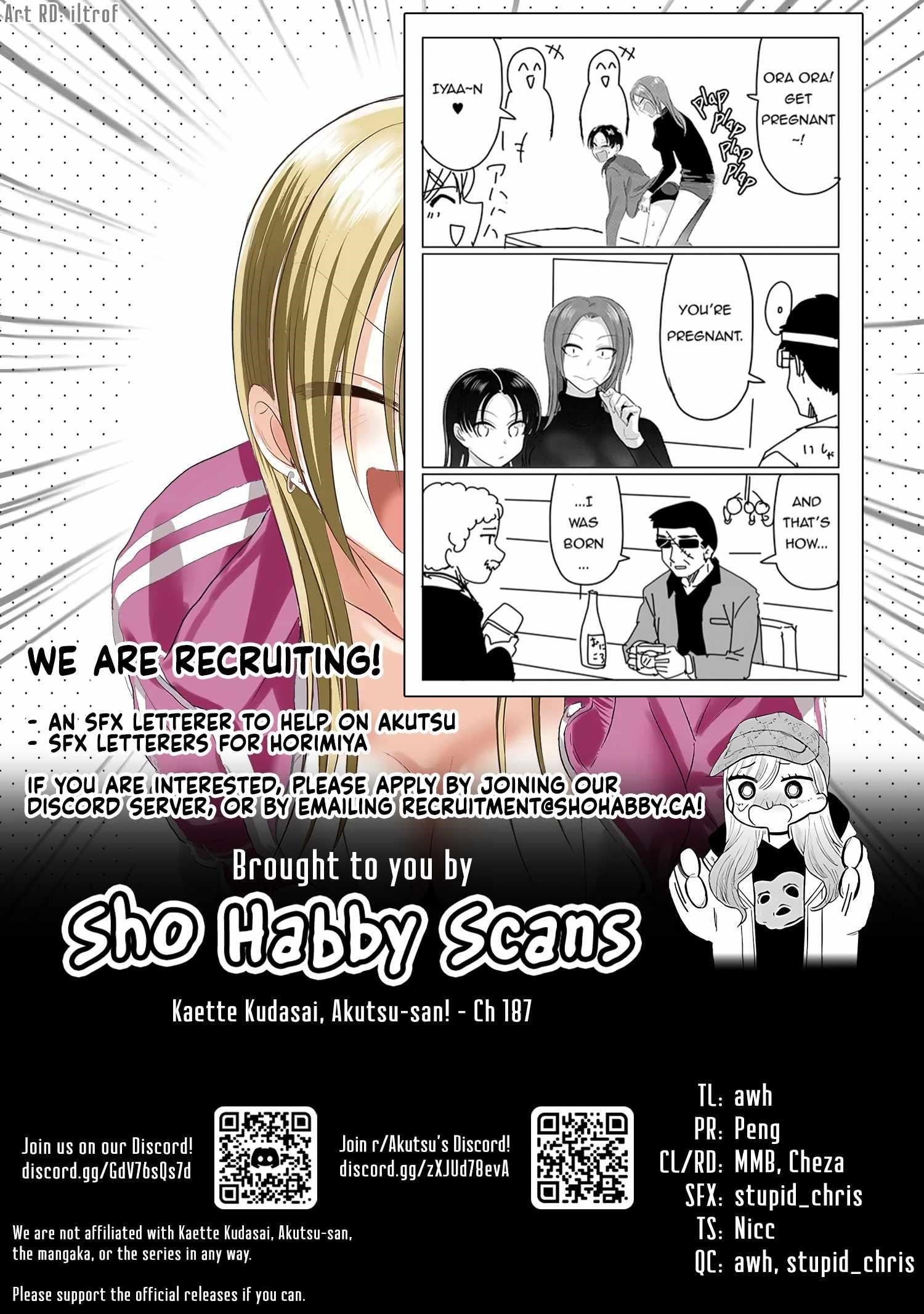 Please Go Home, Akutsu-San! Chapter 187 - Page 11 in English