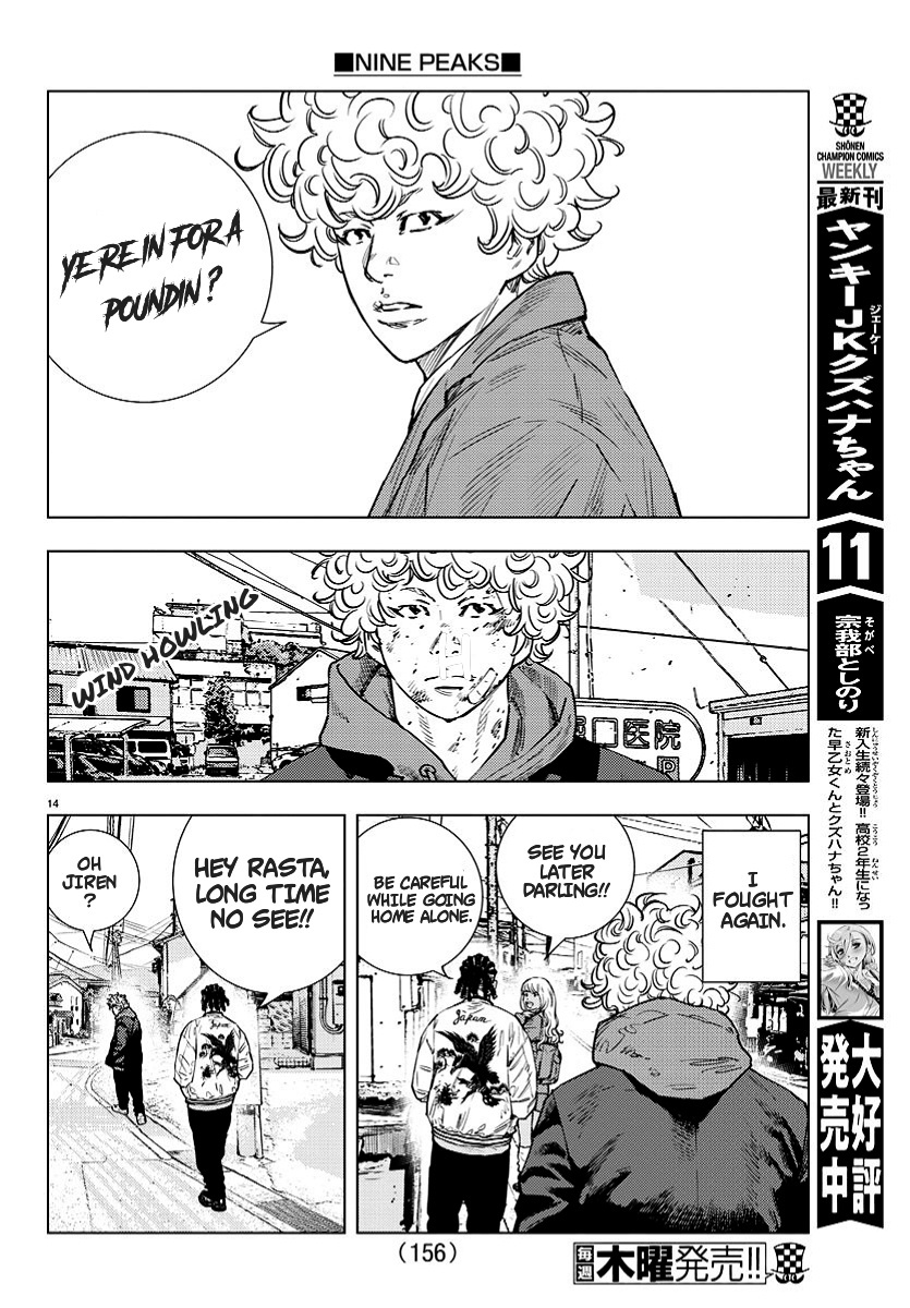 Nine Peaks Chapter 4 - Page 14 in English