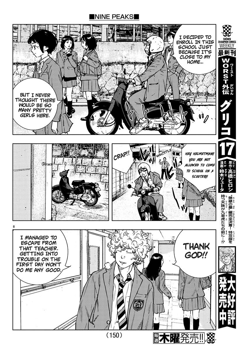 Nine Peaks Chapter 4 - Page 8 in English