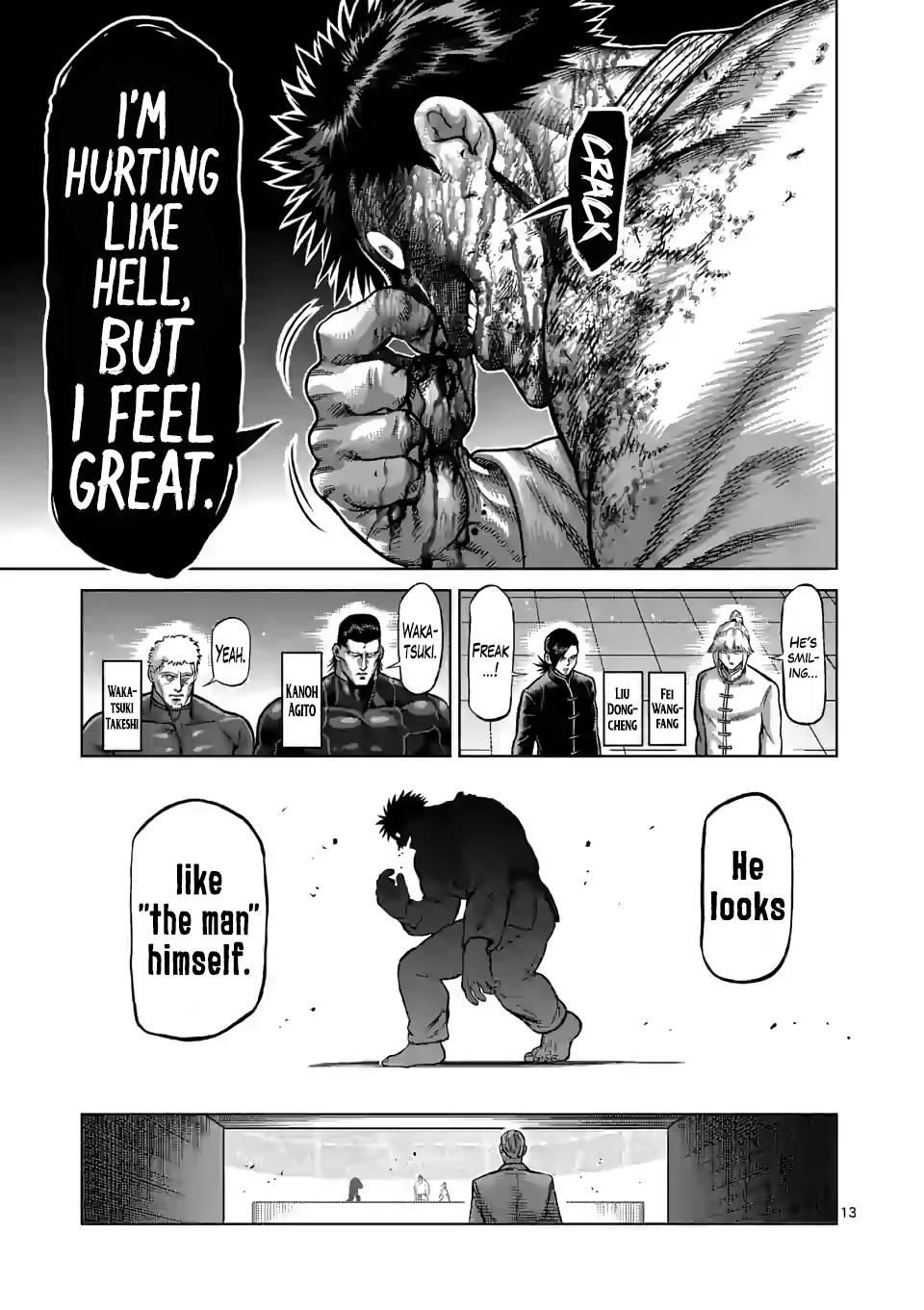 Kengan Omega Chapter 101 - Page 13 in English