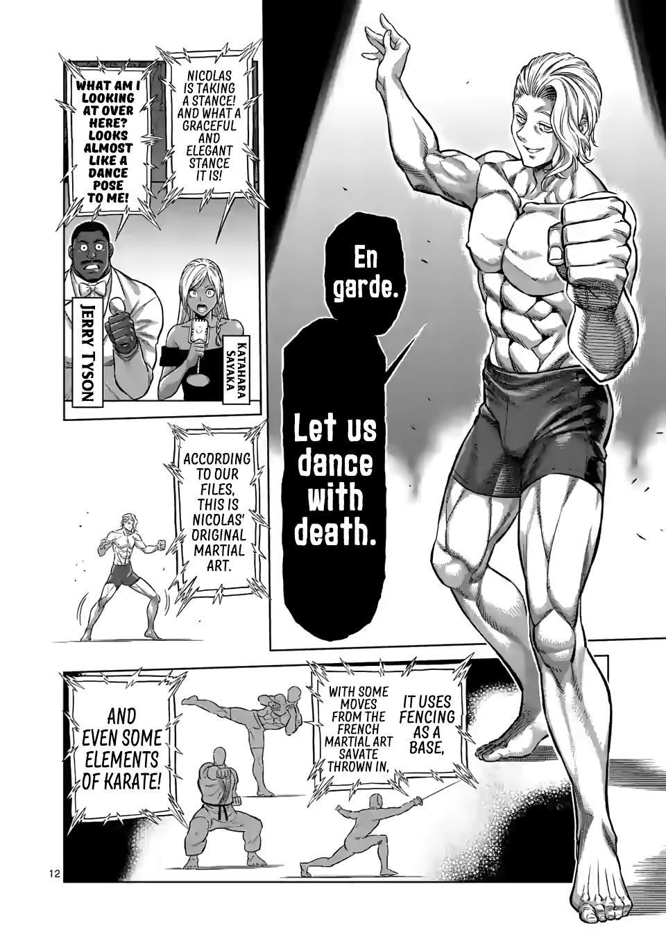 Kengan Omega Chapter 105 - Page 12 in English