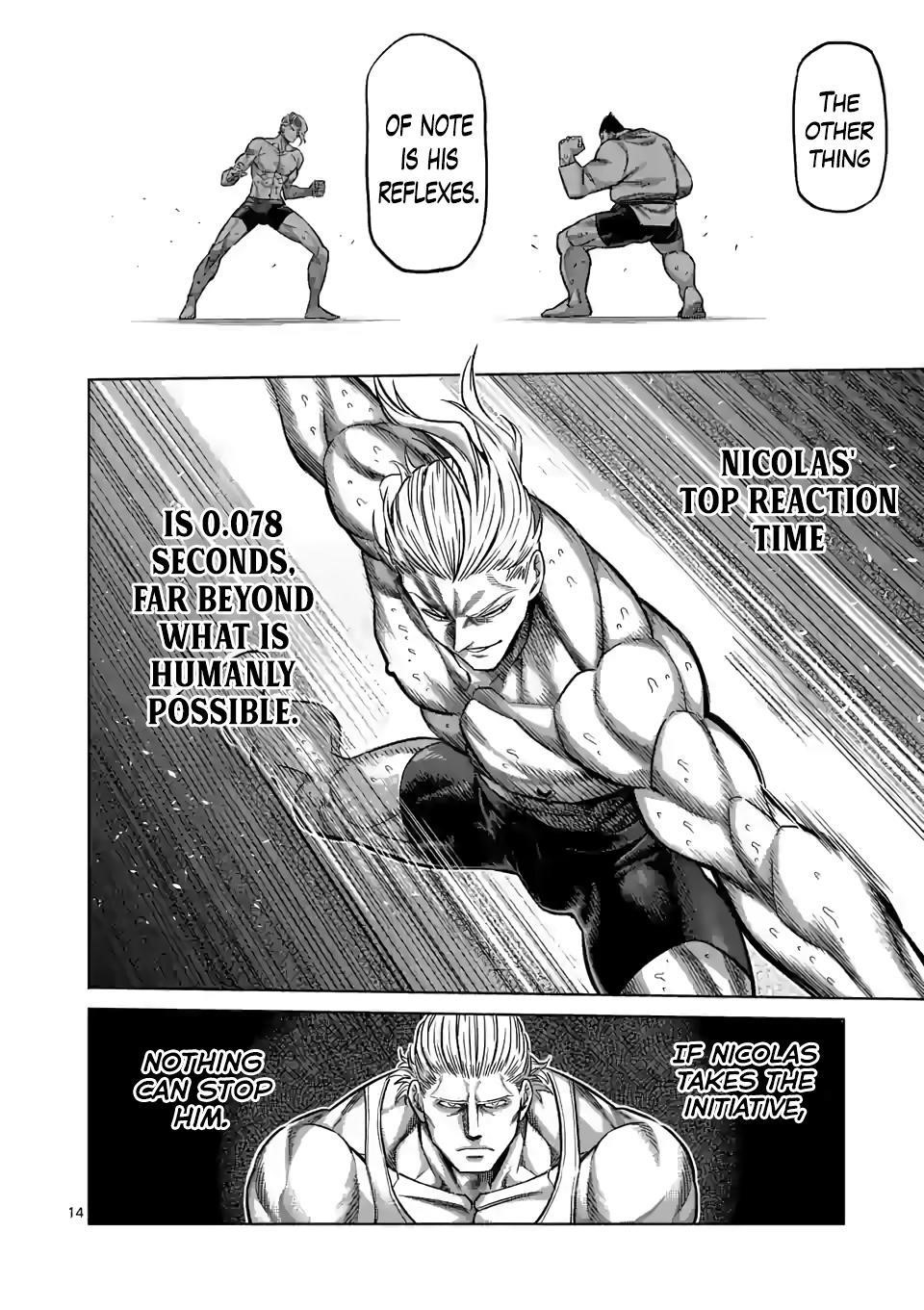 Kengan Omega Chapter 105 - Page 14 in English