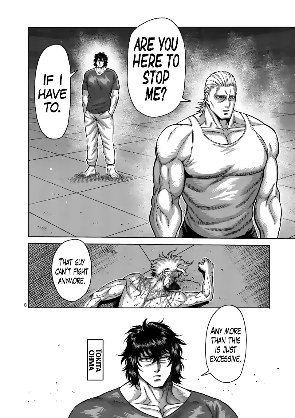 Kengan Omega Chapter 109 - Page 8 in English