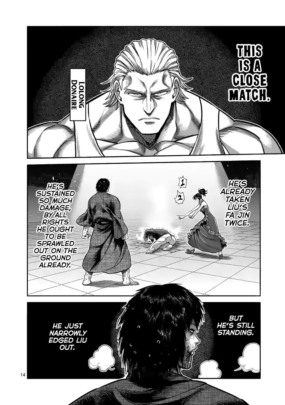Kengan Omega Chapter 111 - Page 14 in English