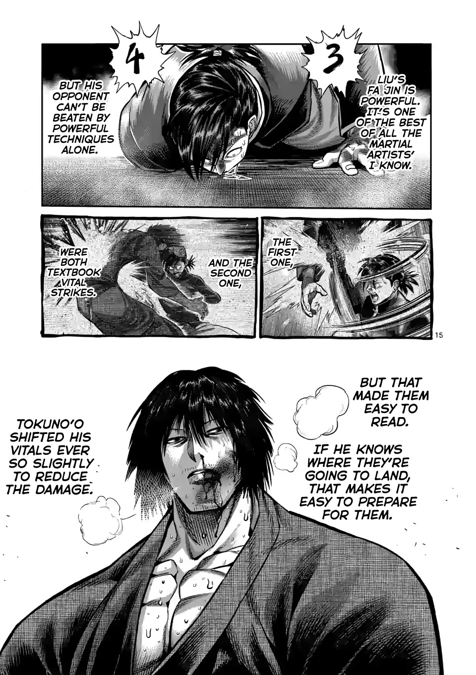 Kengan Omega Chapter 111 - Page 15 in English