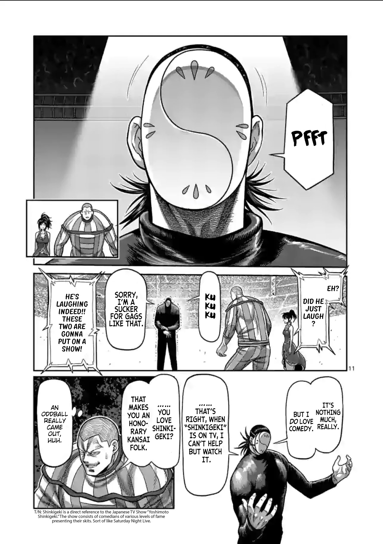 Kengan Omega Chapter 115 - Page 11 in English