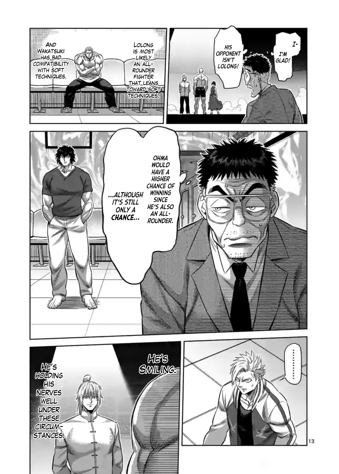 Kengan Omega Chapter 120 - Page 13 in English