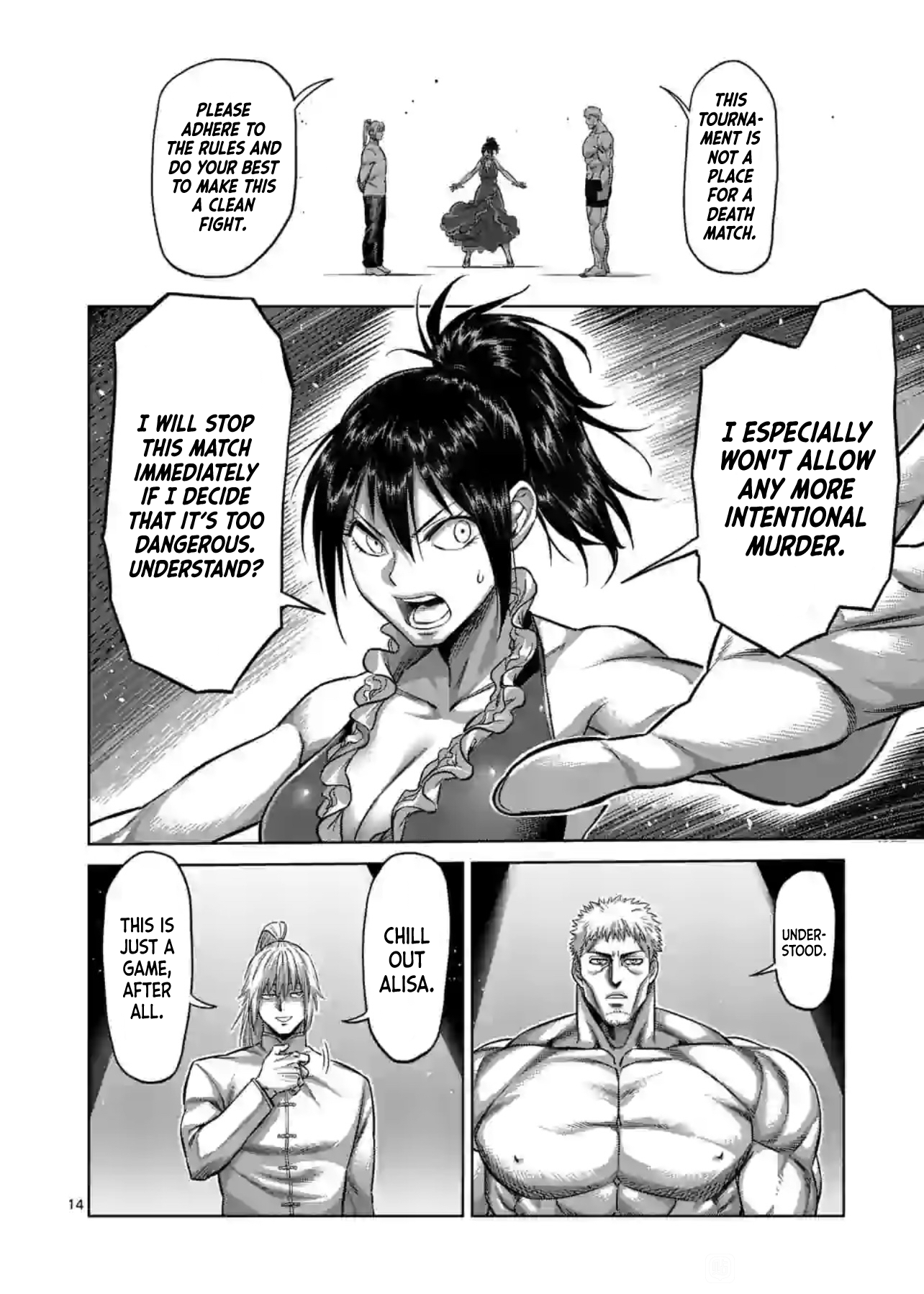 Kengan Omega Chapter 120 - Page 14 in English