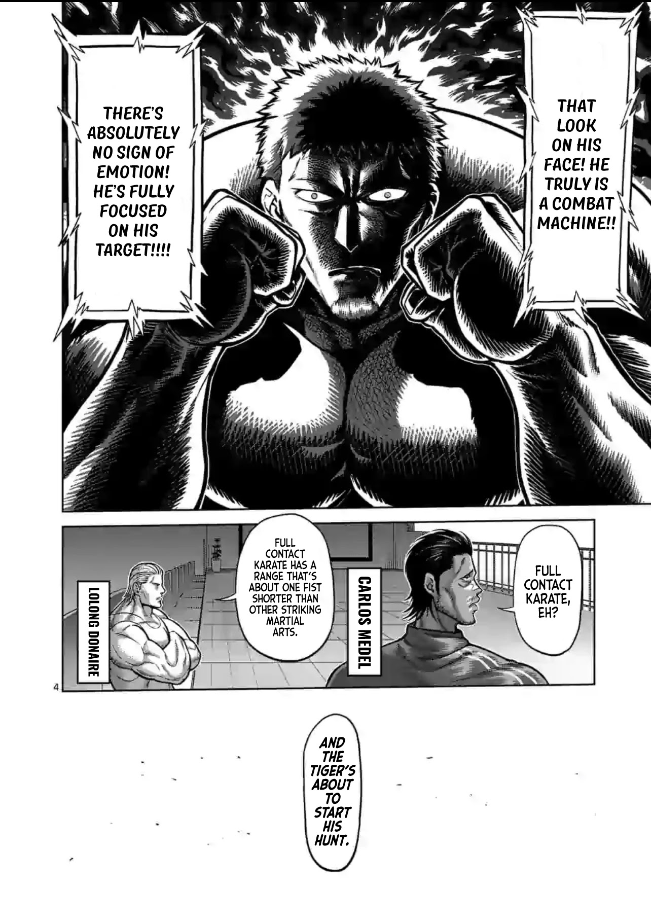 Kengan Omega Chapter 121 - Page 4 in English