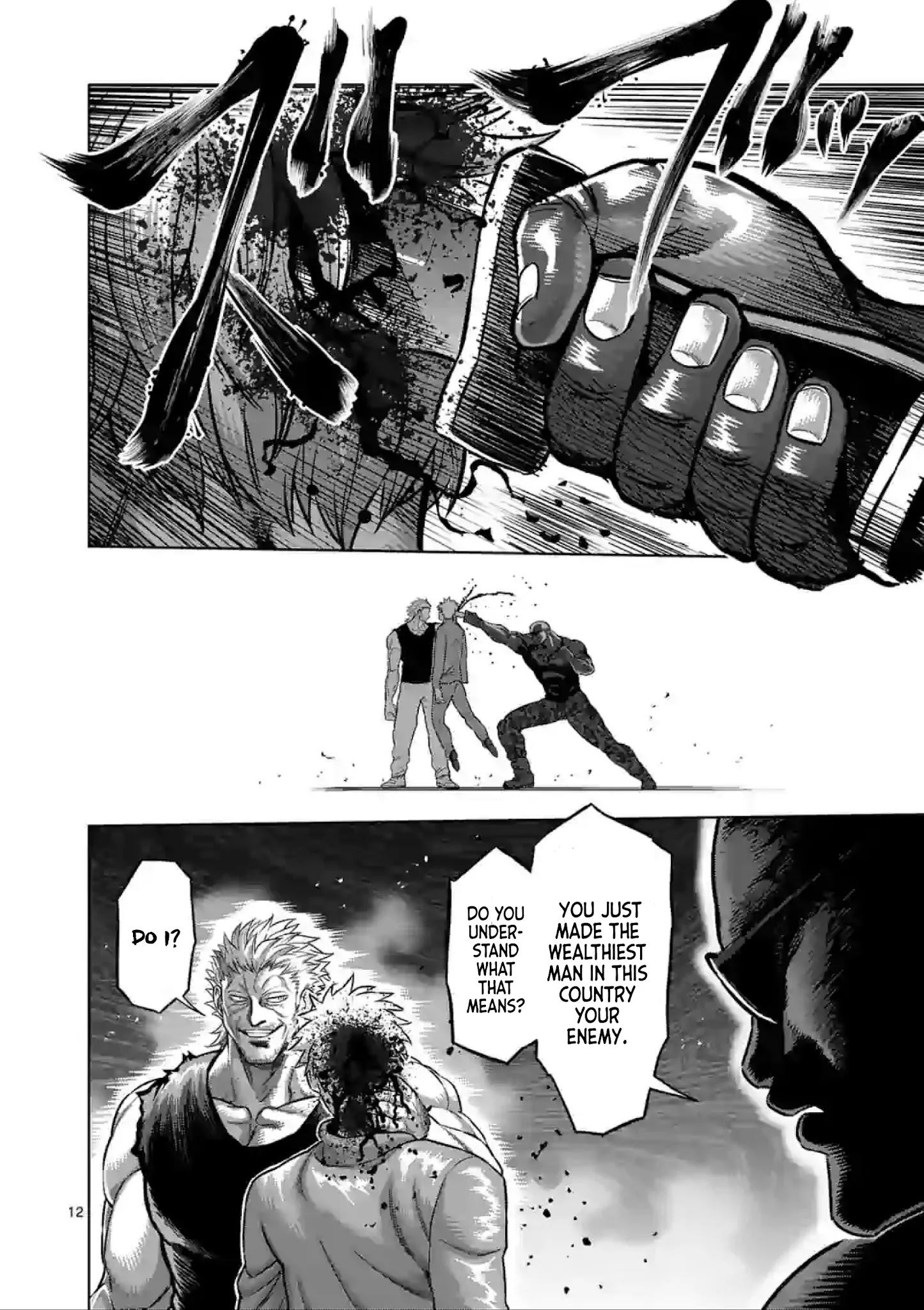 Kengan Omega Chapter 123 - Page 12 in English