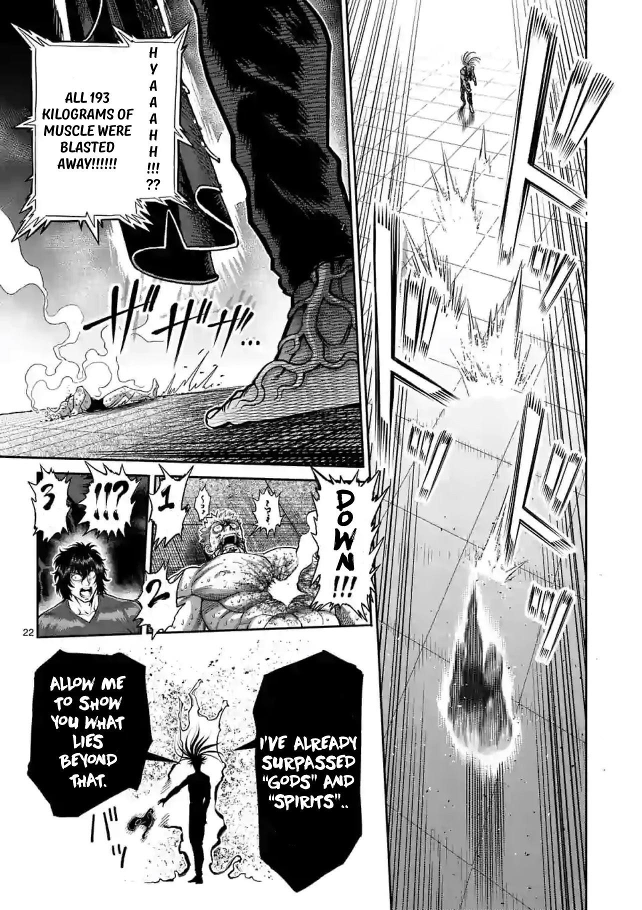 Kengan Omega Chapter 124 - Page 22 in English