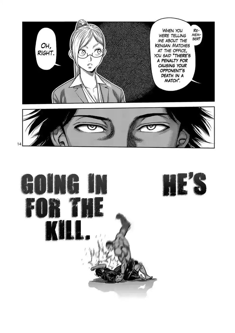 Kengan Omega Chapter 21 - Page 14 in English