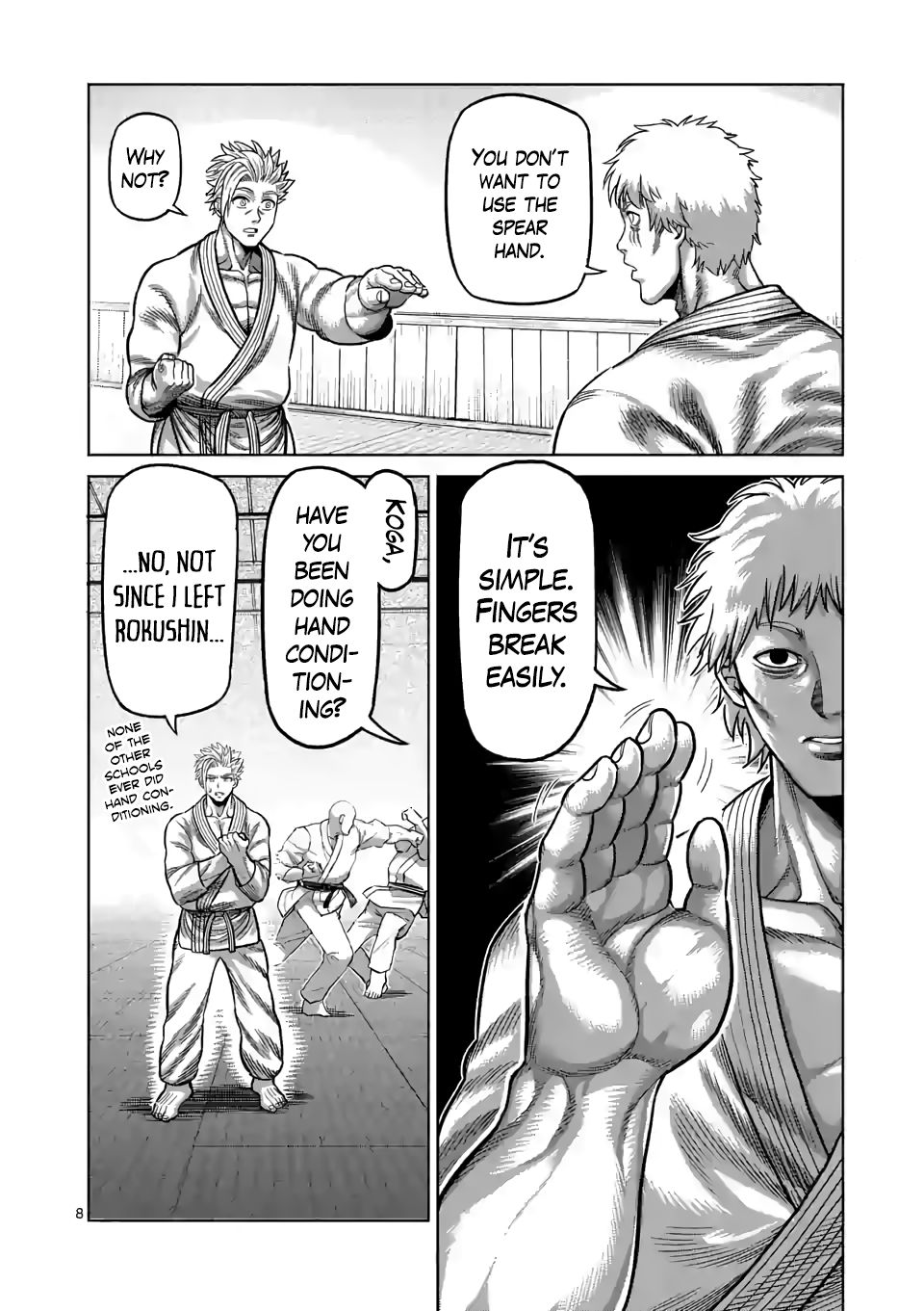 Kengan Omega Chapter 30 - Page 8 in English