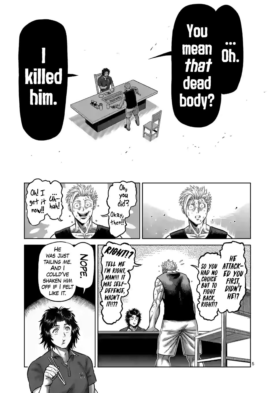 Kengan Omega Chapter 34 - Page 5 in English