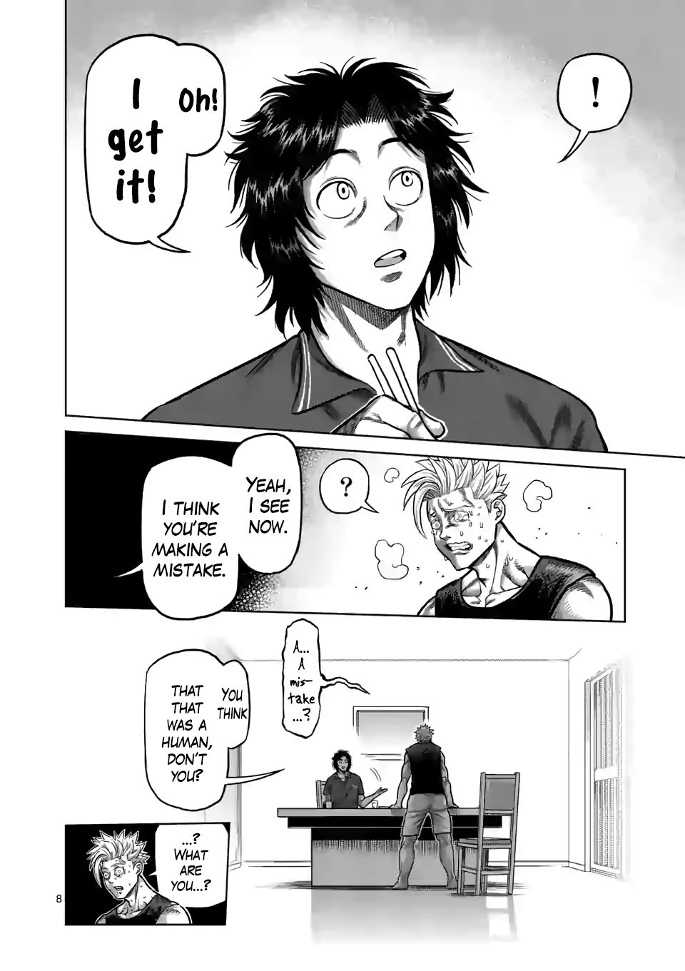 Kengan Omega Chapter 34 - Page 8 in English