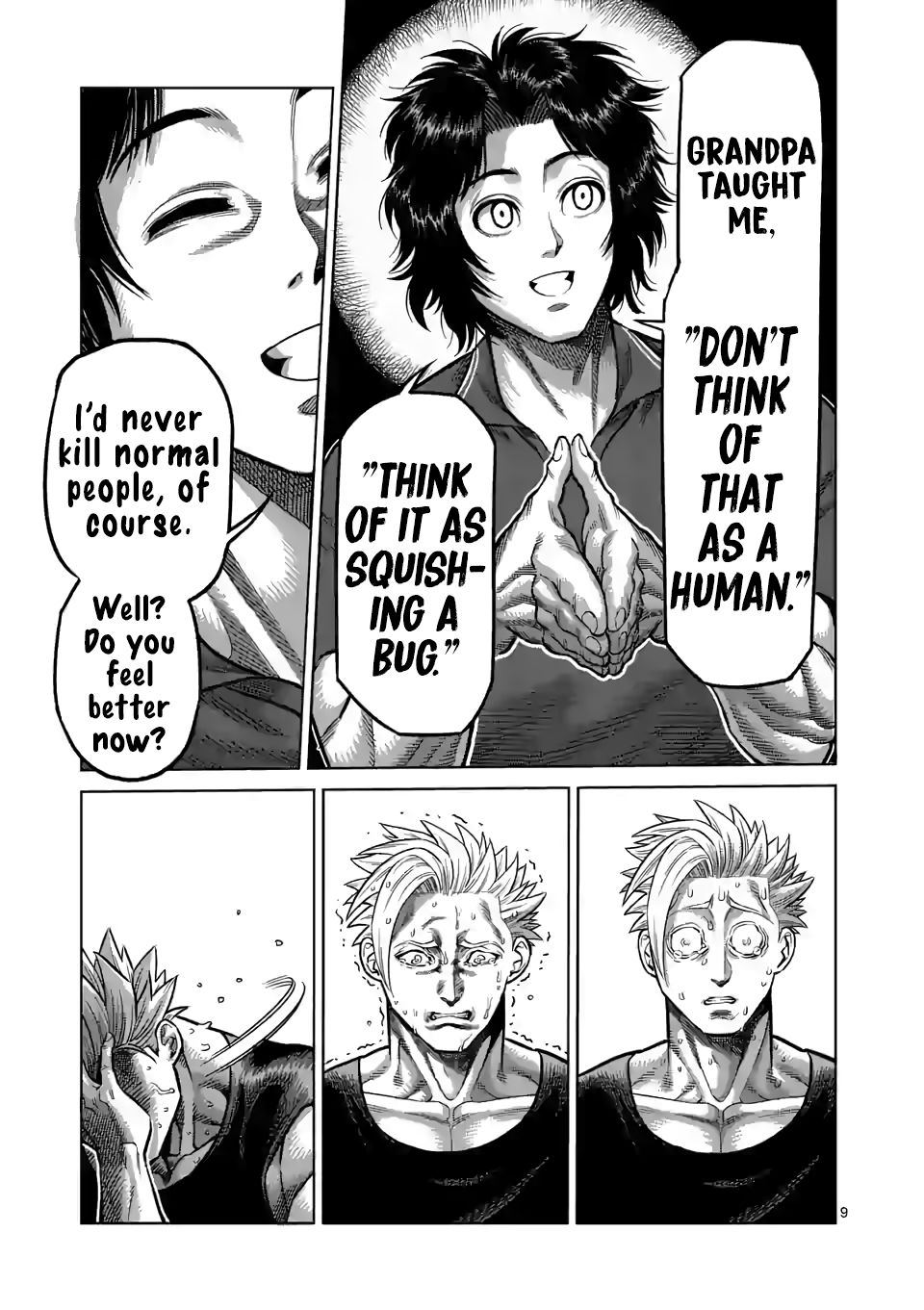 Kengan Omega Chapter 34 - Page 9 in English