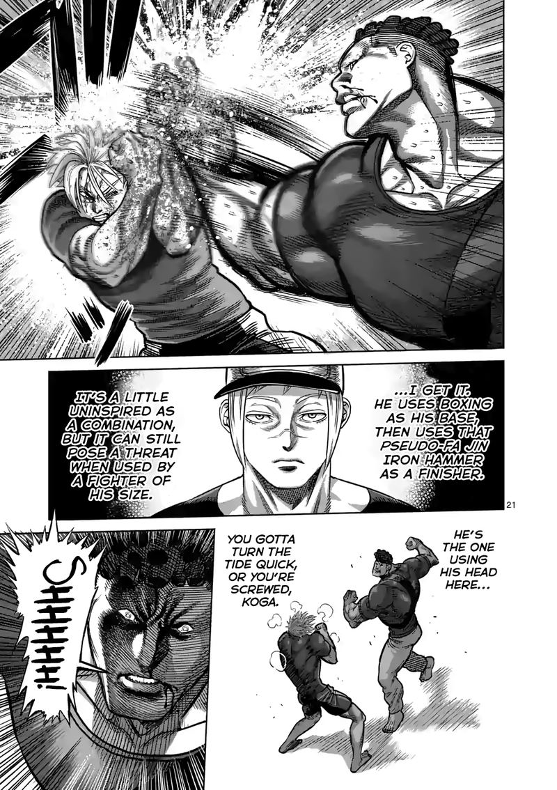 Kengan Omega Chapter 35 - Page 21 in English