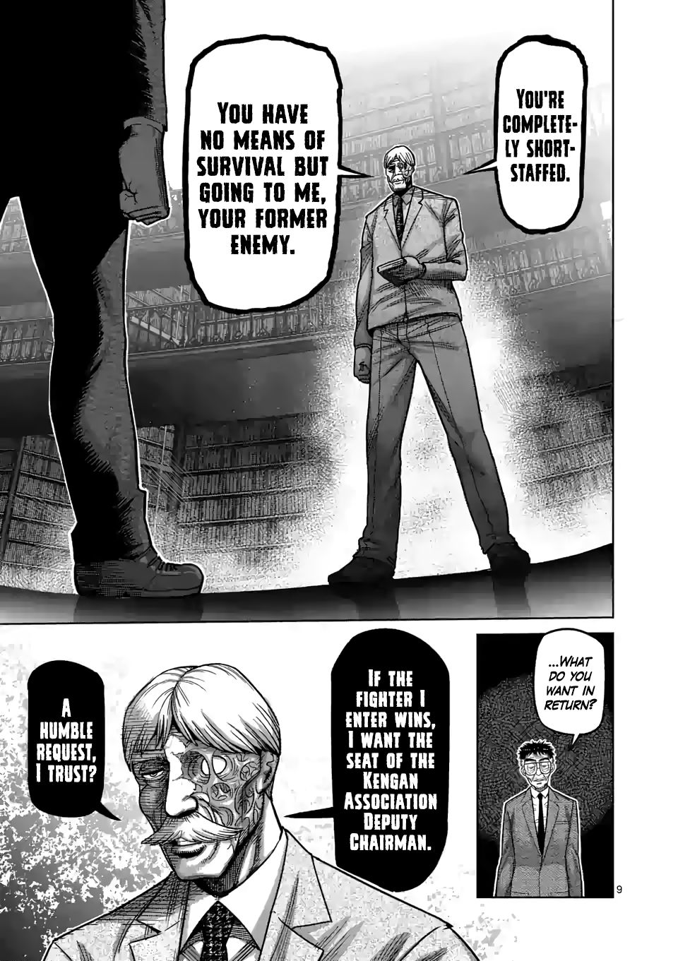 Kengan Omega Chapter 45 - Page 9 in English