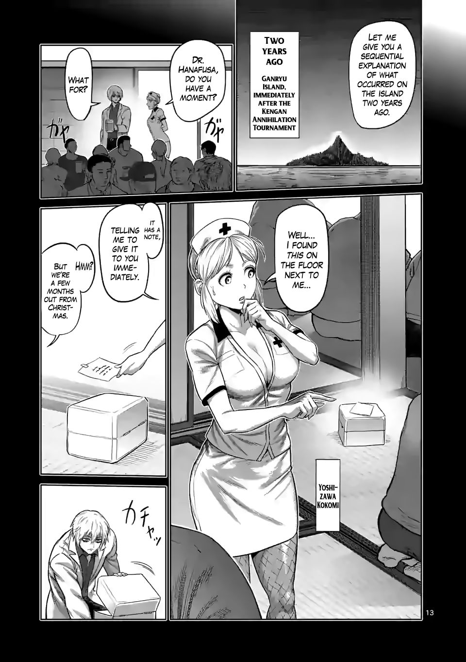Kengan Omega Chapter 53 - Page 13 in English