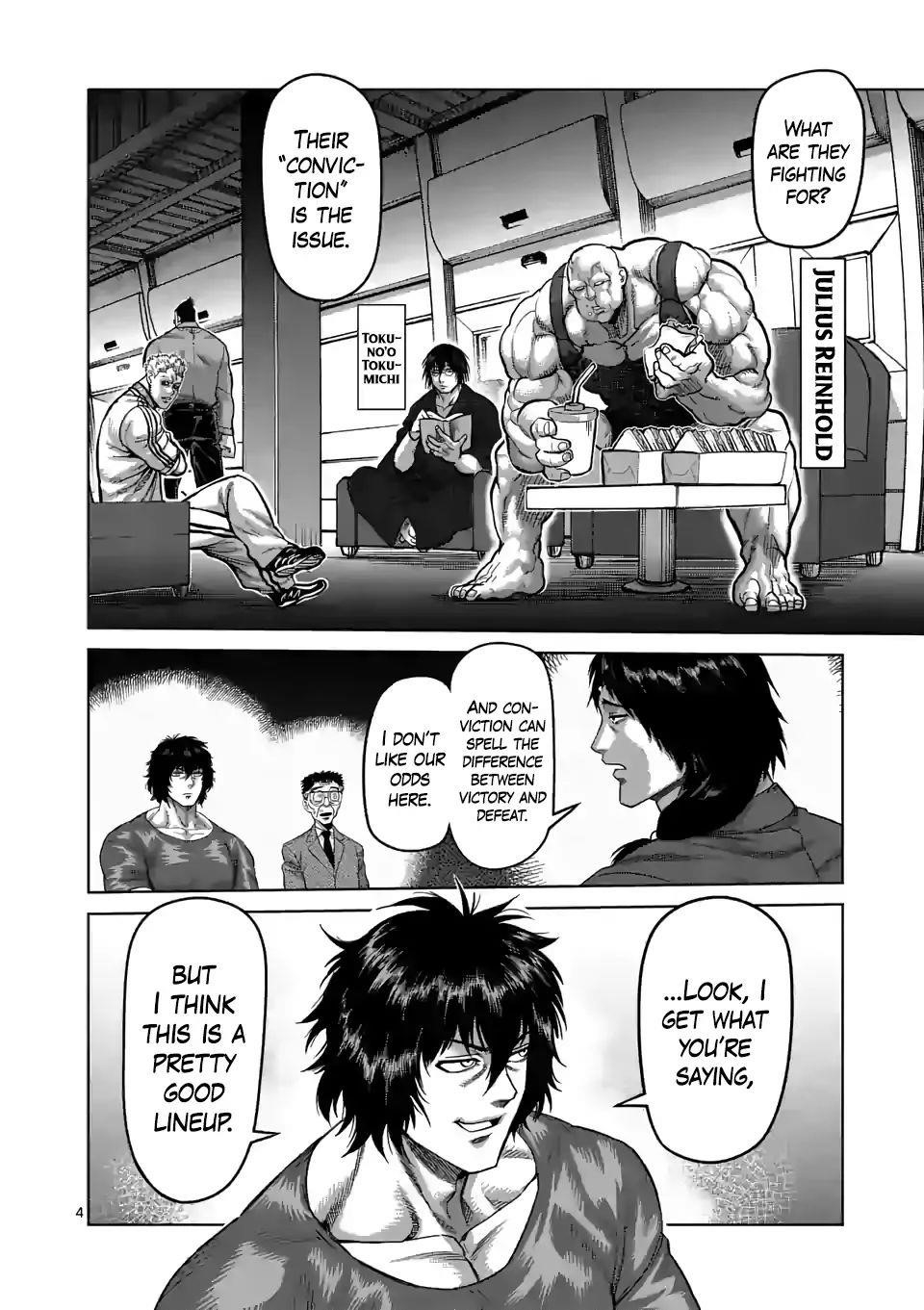 Kengan Omega Chapter 57 - Page 4 in English