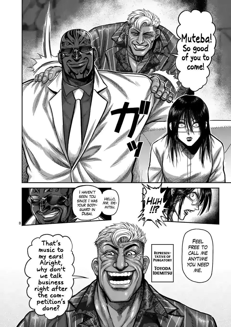 Kengan Omega Chapter 58 - Page 8 in English