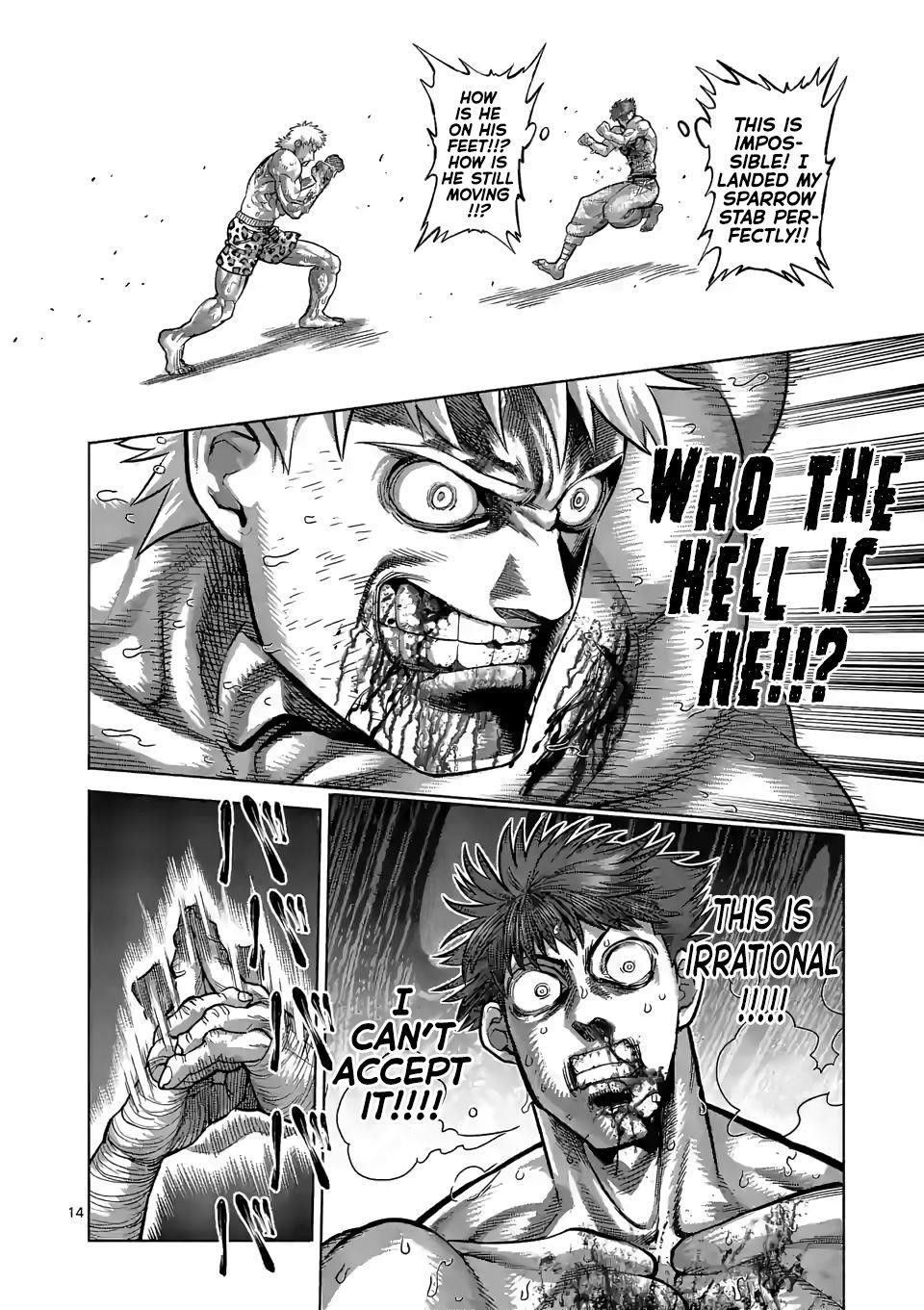 Kengan Omega Chapter 70 - Page 14 in English