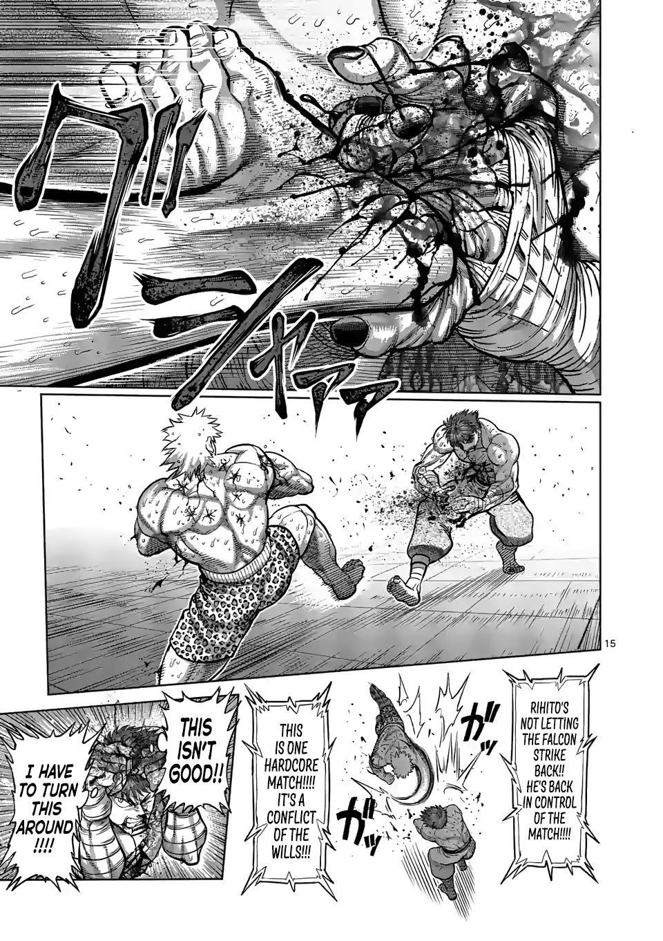 Kengan Omega Chapter 70 - Page 15 in English