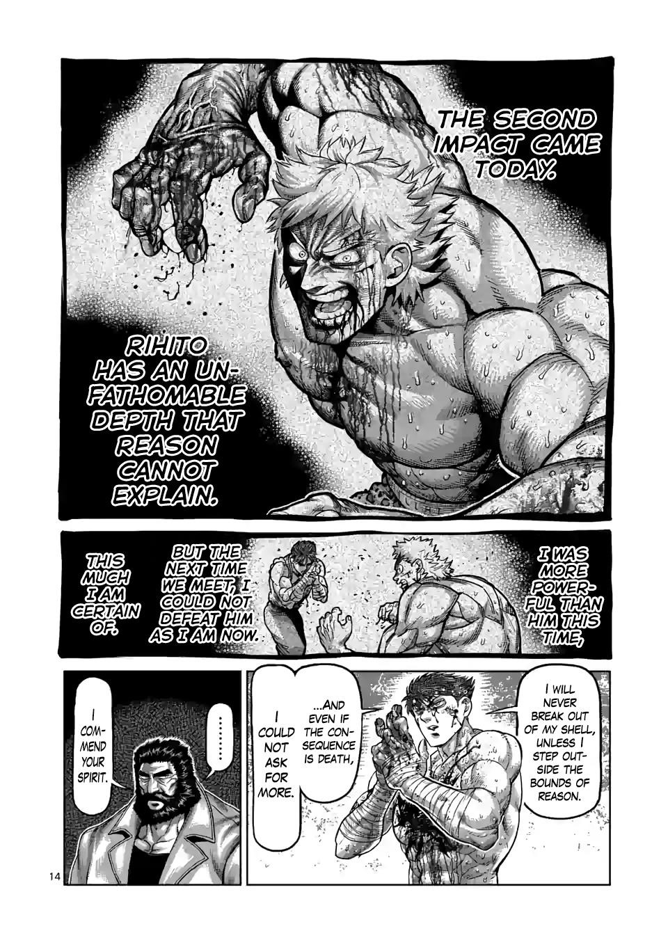 Kengan Omega Chapter 71 - Page 14 in English