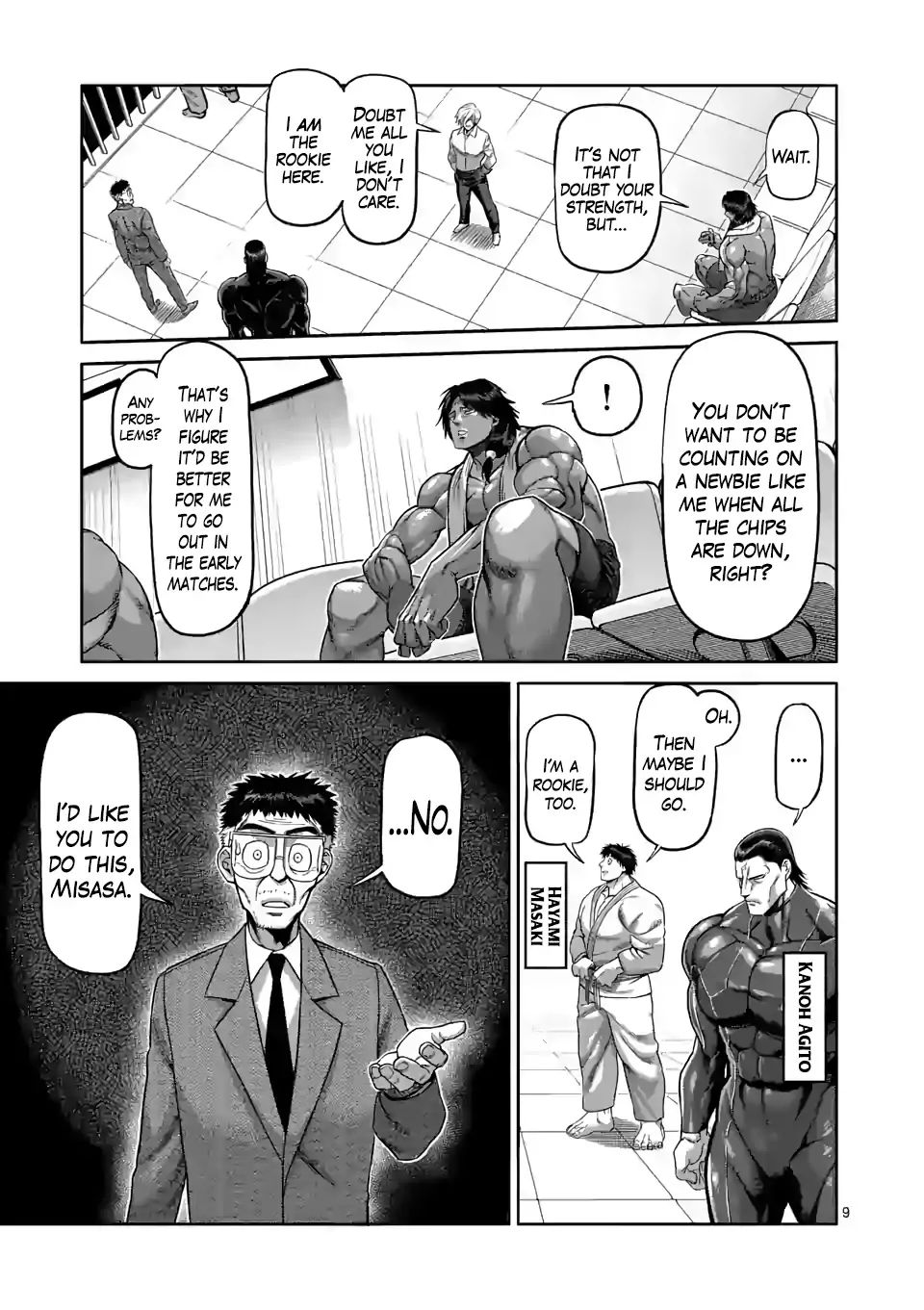 Kengan Omega Chapter 76 - Page 9 in English