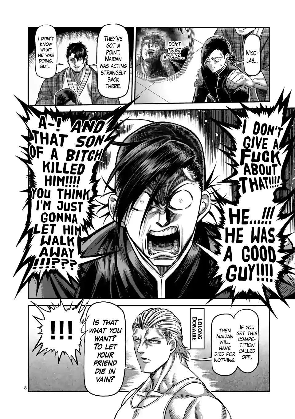 Kengan Omega Chapter 88 - Page 8 in English
