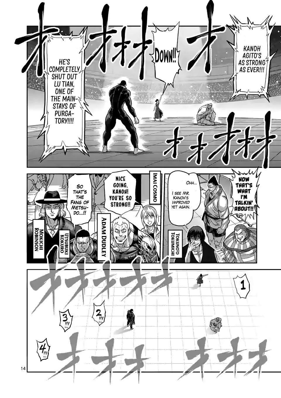 Kengan Omega Chapter 89 - Page 14 in English