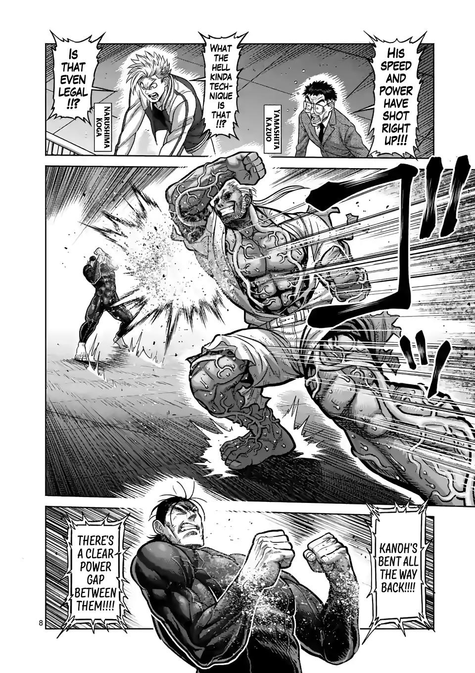 Kengan Omega Chapter 93 - Page 8 in English