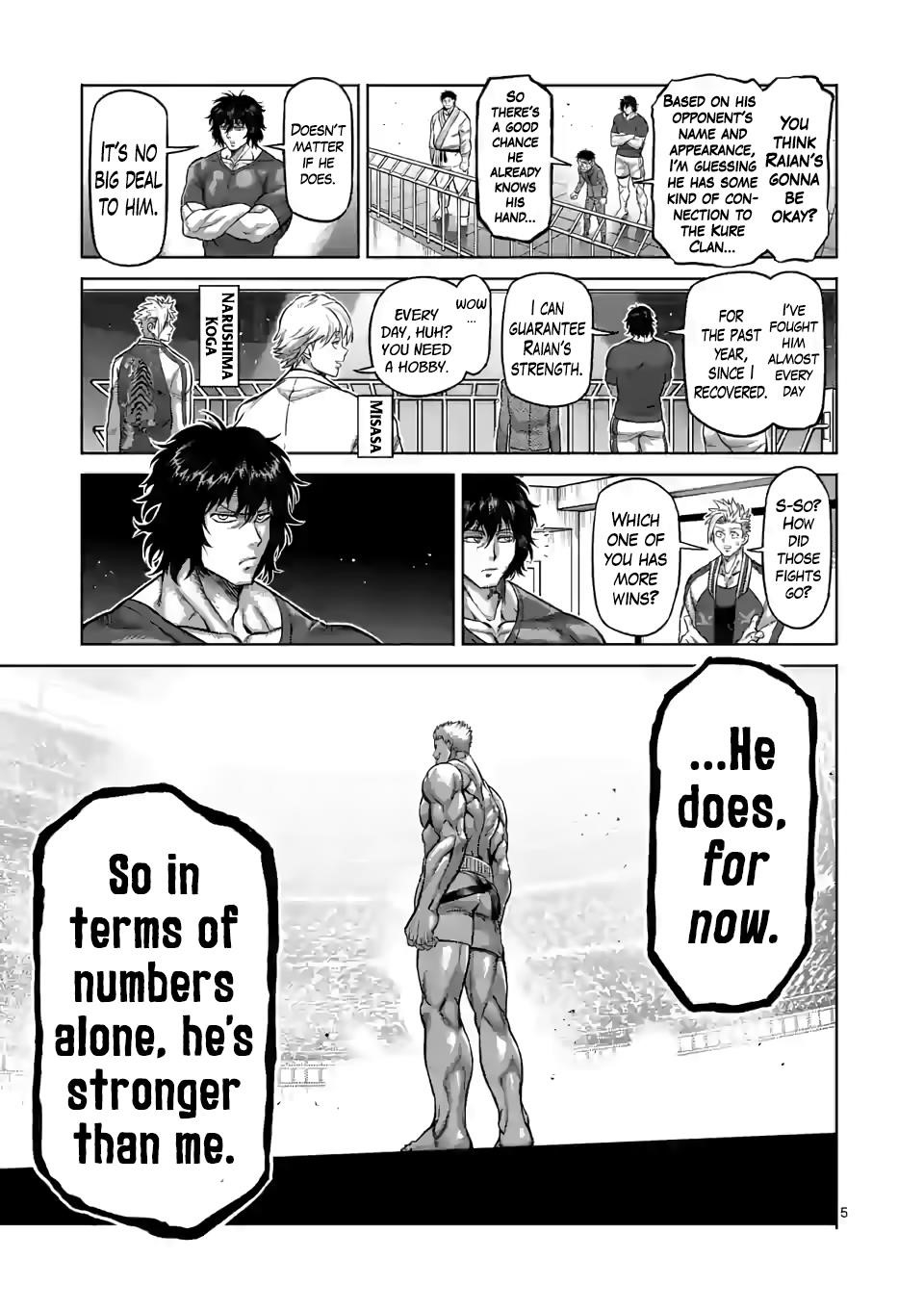 Kengan Omega Chapter 95 - Page 5 in English