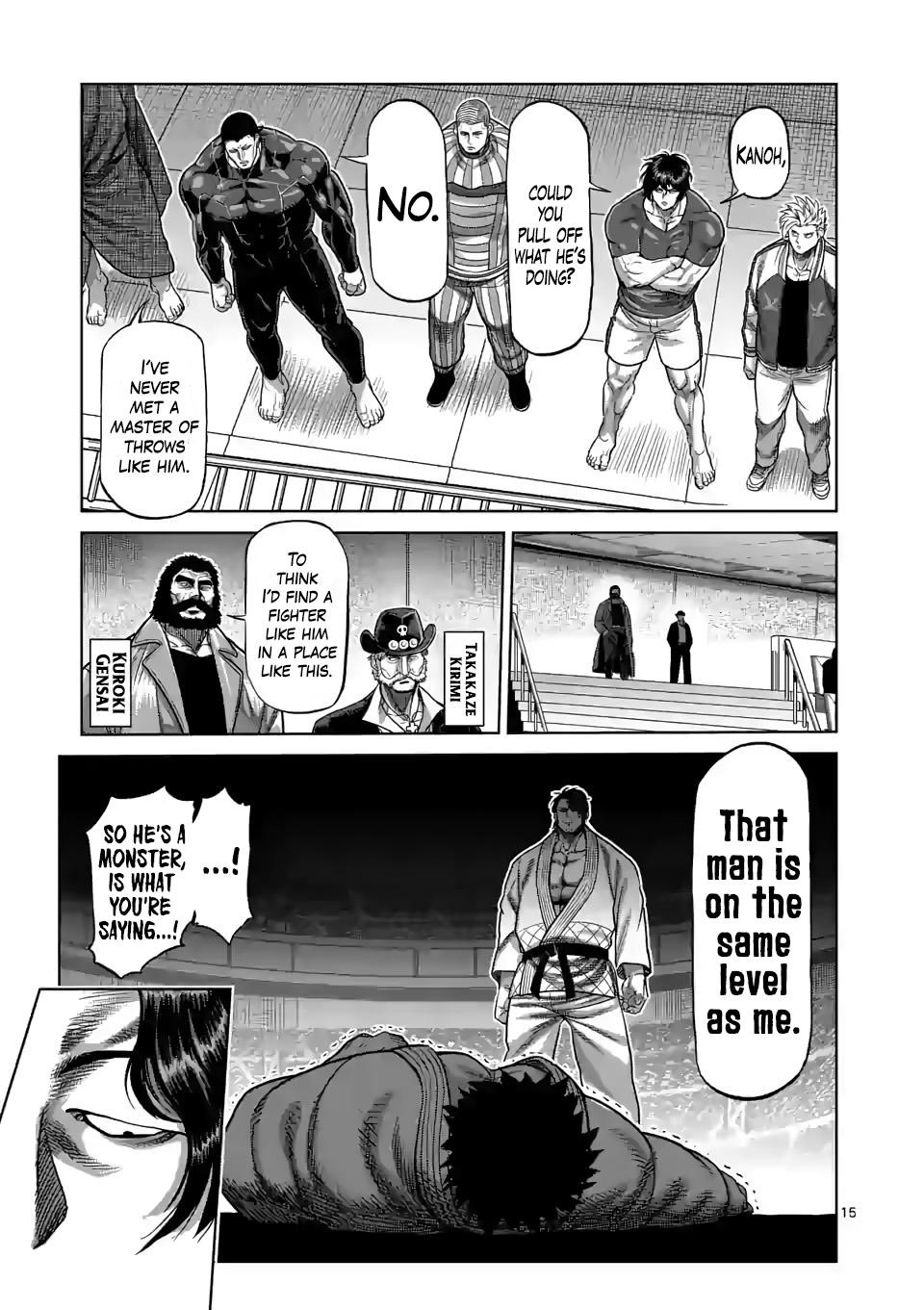 Kengan Omega Chapter 99 - Page 15 in English