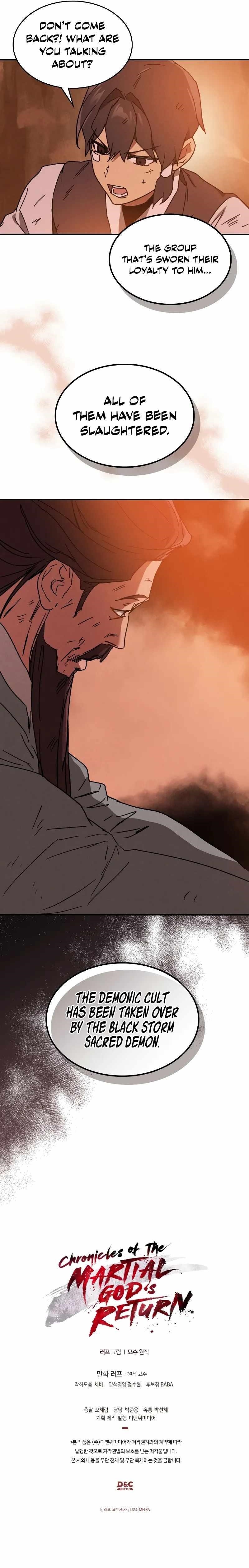 Chronicles Of The Martial God’s Return Chapter 109 - Page 8 in English