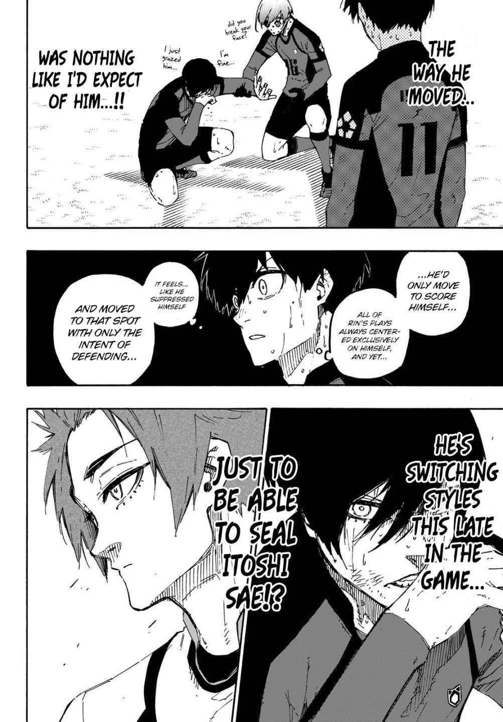 Blue Lock Chapter 140 - Page 13 in English