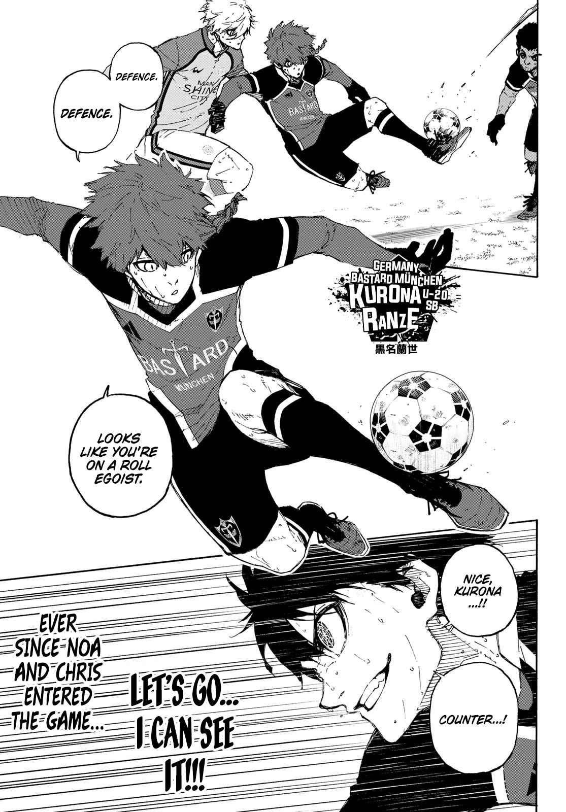 Blue Lock Chapter 195 - Page 3 in English