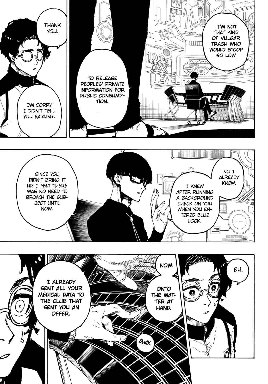 Blue Lock Chapter 205 - Page 15 in English
