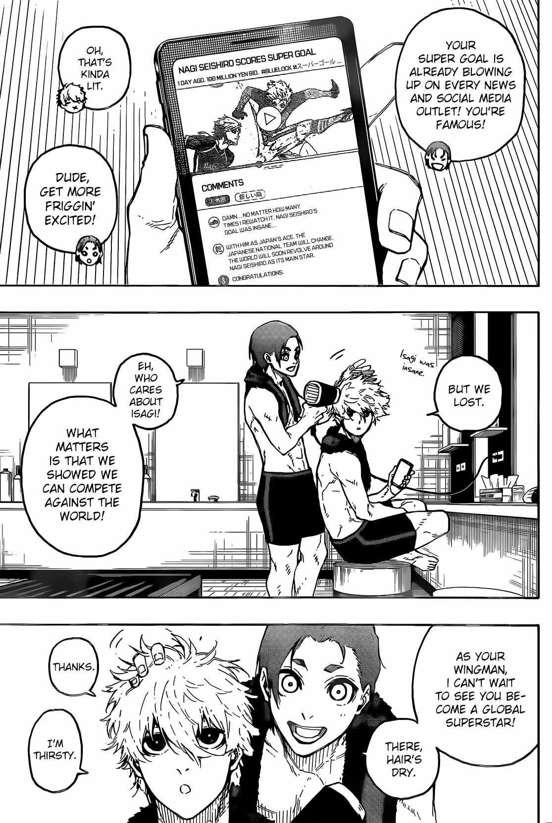 Blue Lock Chapter 207 - Page 3 in English