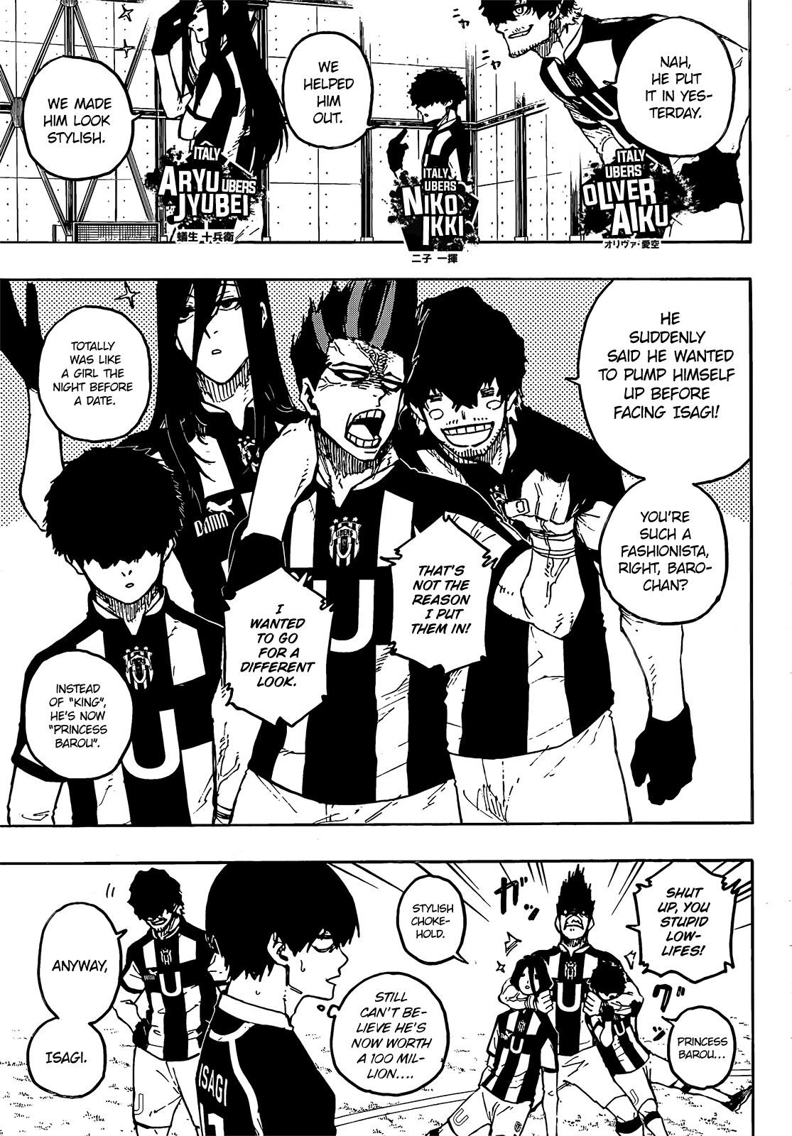 Blue Lock Chapter 210 - Page 3 in English