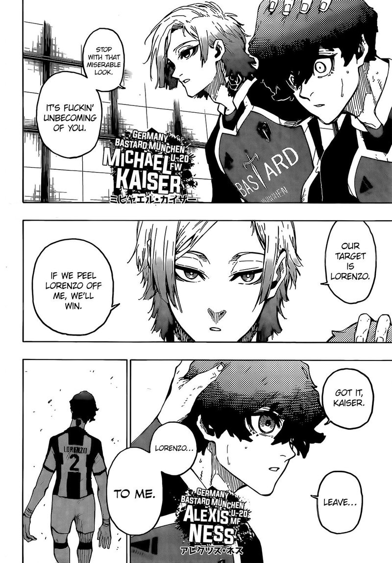 Blue Lock Chapter 217 - Page 8 in English