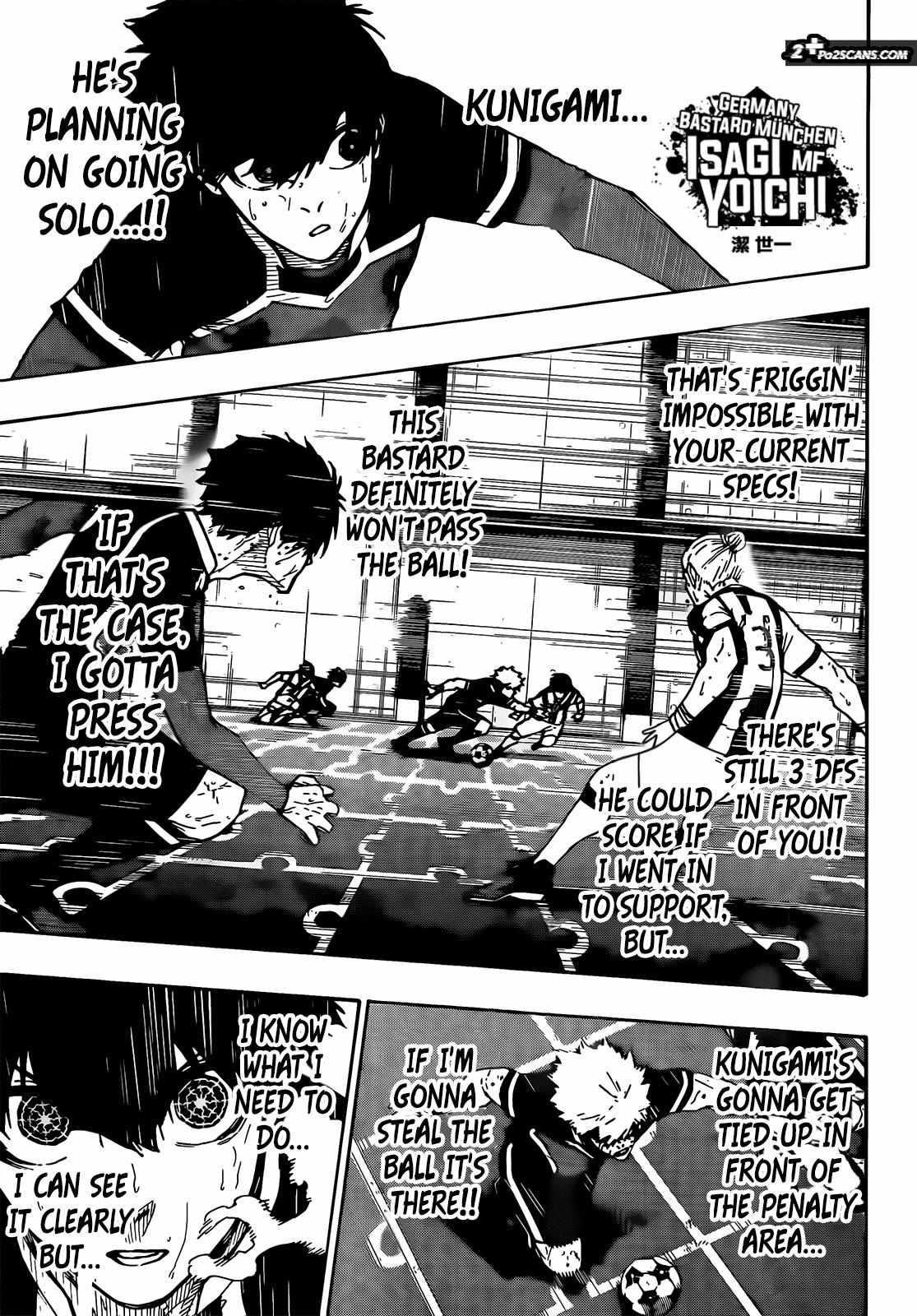 Blue Lock Chapter 219 - Page 3 in English